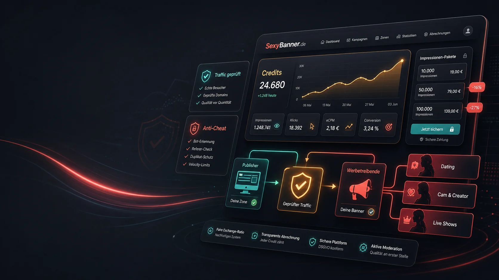 SexyBanner Anti-Fraud Marketplace Dashboard
